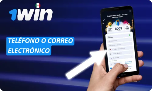 Registro en la app 1Win